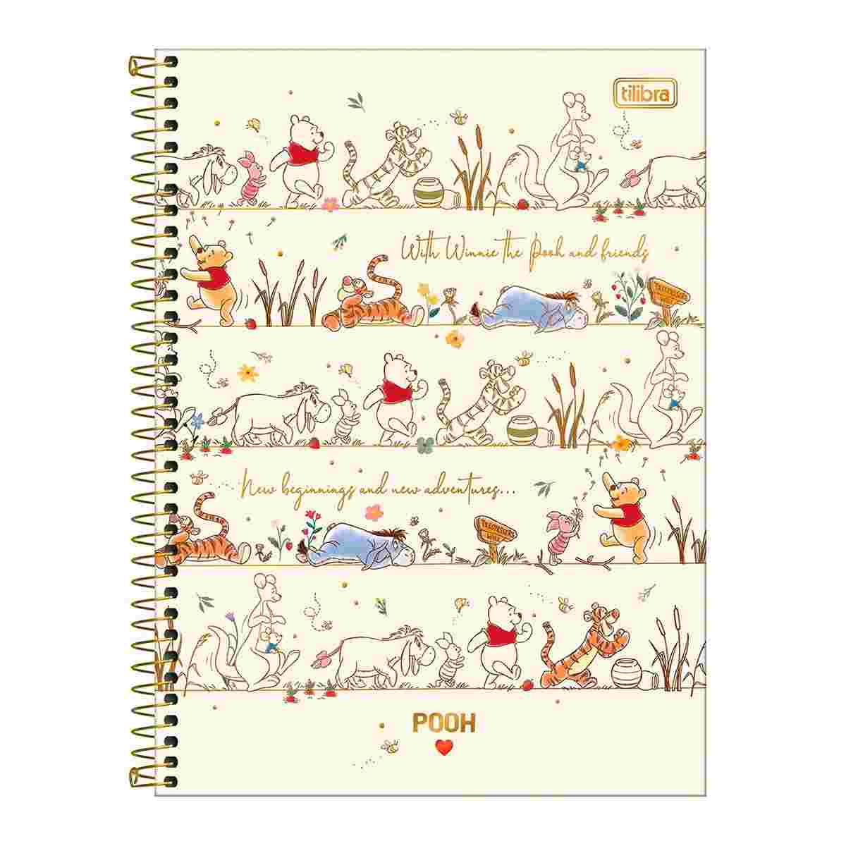 CADERNO C.D. 10X1 POOH